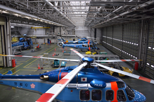 機体の格納状況